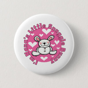 Nanas wenig Snuggle-Häschen Button