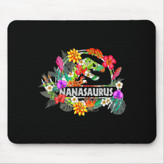 Nanasaurus Oma Dinosaurier T-Rex Blumen Mutter Mousepad