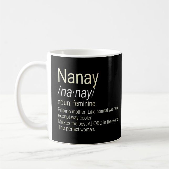Nanay Filipino Mama Kaffeetasse (Links)