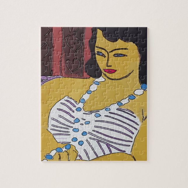 Nancy Abstrait Summer Jigsaw Puzzle Puzzle (Vertical)