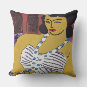 Nancy Abstrakt Summer Throw Kissen