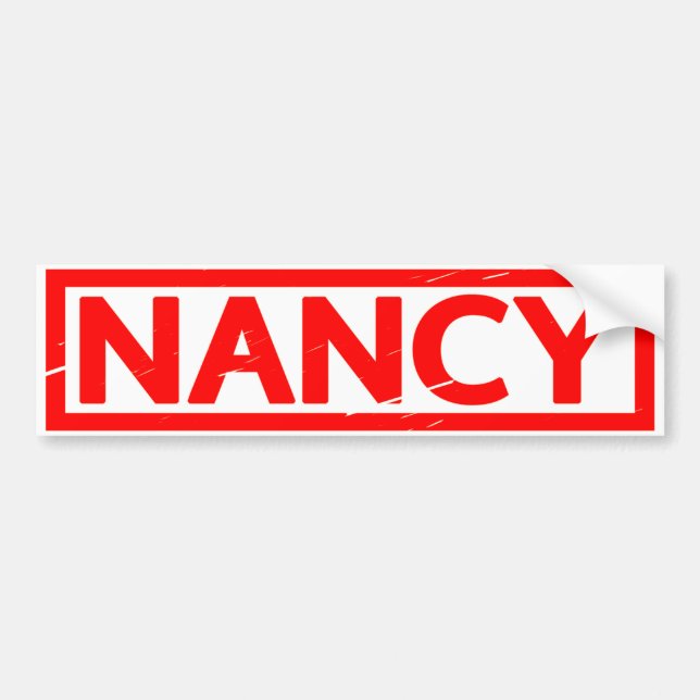Nancy Briefmarke Autoaufkleber (Vorne)