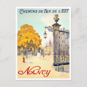 Nancy Frankreich Vintage-Reise Postkarte