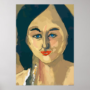 Nancy, Homage to Matisse Poster