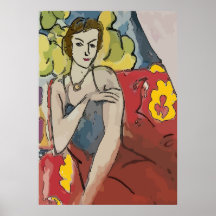 Nancy im roten Stuhl