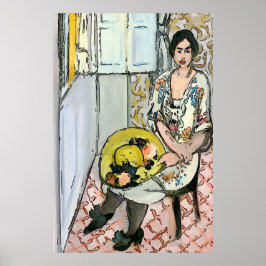 Nancy im Stuhl bei Condo, Matisse Style Poster