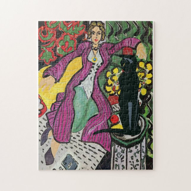 Nancy mit Black Cat 2 (Vertikal)