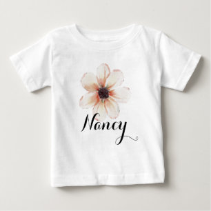 Nancy Name Baby Mädchen Reveal Neugeborenes Rosa B T-shirt