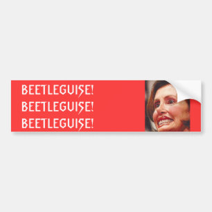 Nancy Pelosi-Beetleguise Autoaufkleber