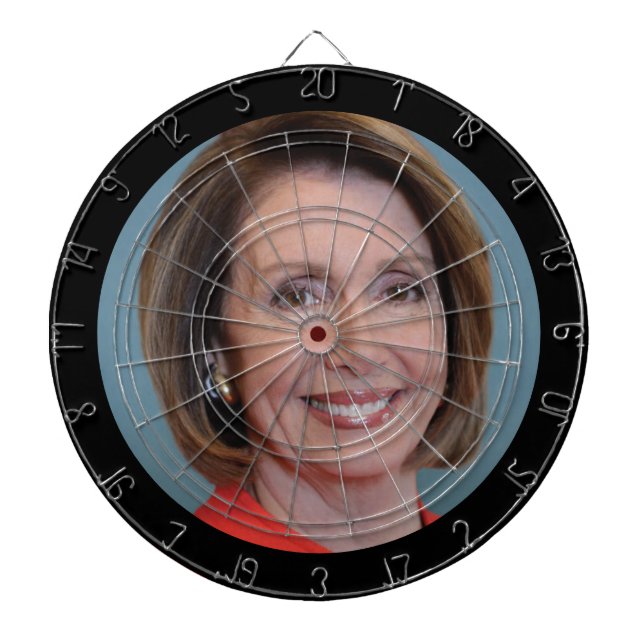 Nancy Pelosi Cible de flechettes officielle du por (Devant)