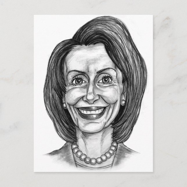 Nancy Pelosi Fan Club Postkarte (Vorderseite)