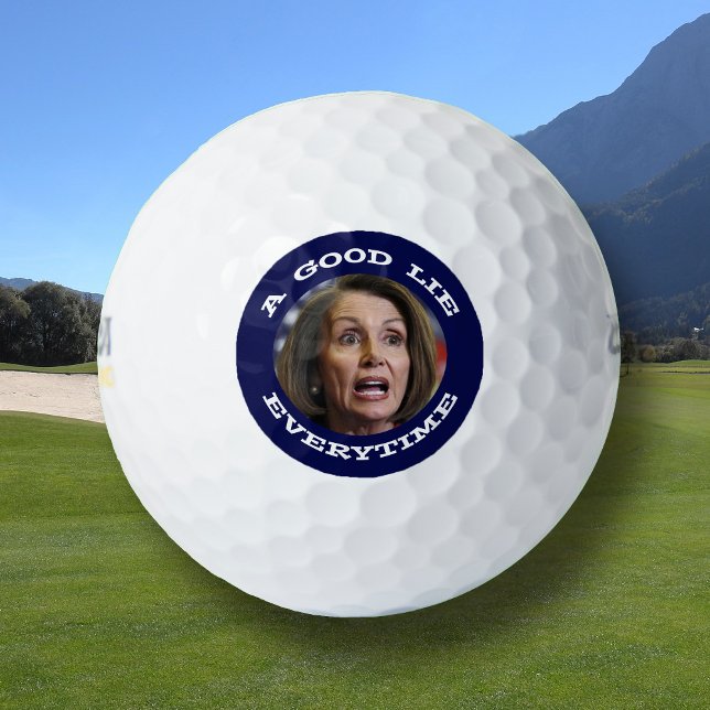 Nancy Pelosi Good Lie Golfball (Von Creator hochgeladen)