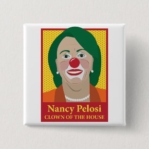 Nancy Pelosi ist ein Clown Button