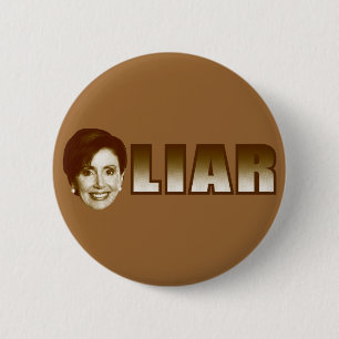 Nancy Pelosi ist ein Lügner Button