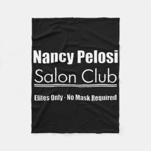 Nancy Pelosi Salon Quarantäne Demokraten Biden Tru Fleecedecke