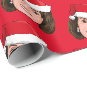NANCY PELOSI Weihnachten Geschenkpapier