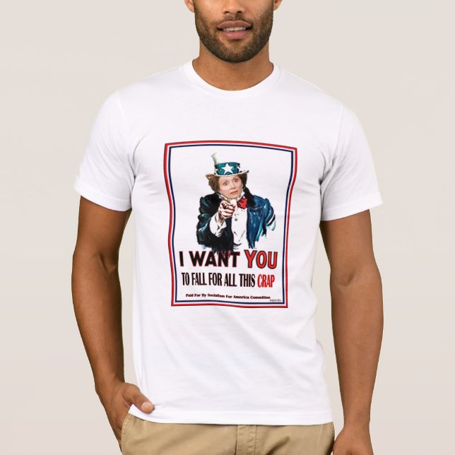 Nancy Pelosi will Sie T-Shirt (Vorderseite)