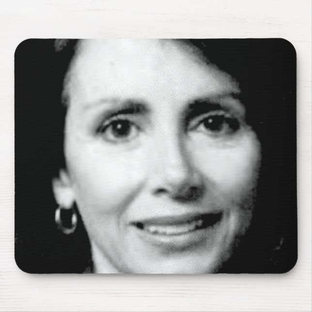 Nancy Pelosi Young Congressional Foto Mousepad (Vorne)