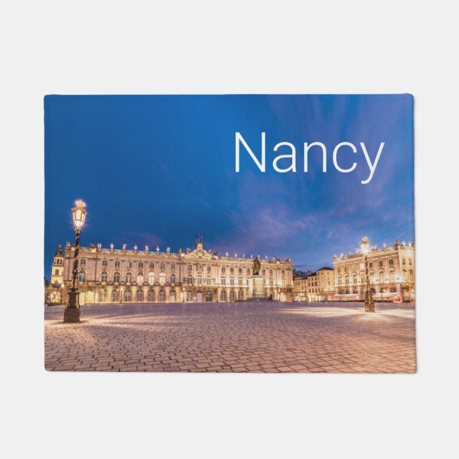 Nancy Place Stanislas Grand Est France Sunset Fußmatte (Vorderseite)