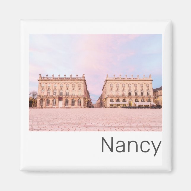 Nancy Place Stanislas Grand Est France Sunset Magnet (Vorne)