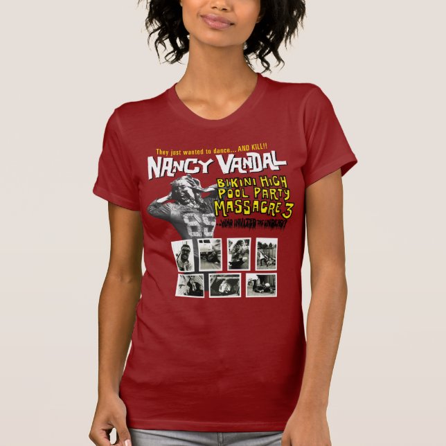 Nancy-Vandalen-Bikini-hohes Damen-T-Shirt T-Shirt (Vorderseite)