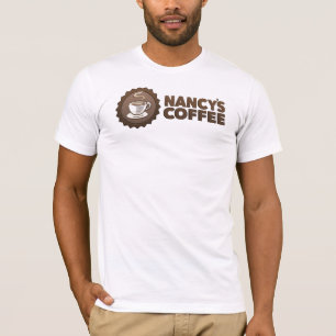 Nancys der T - Shirt der Kaffee-Männer