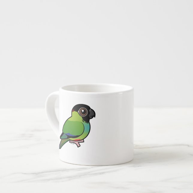 Nanday Conure Espressotasse (Vorderseite Links)