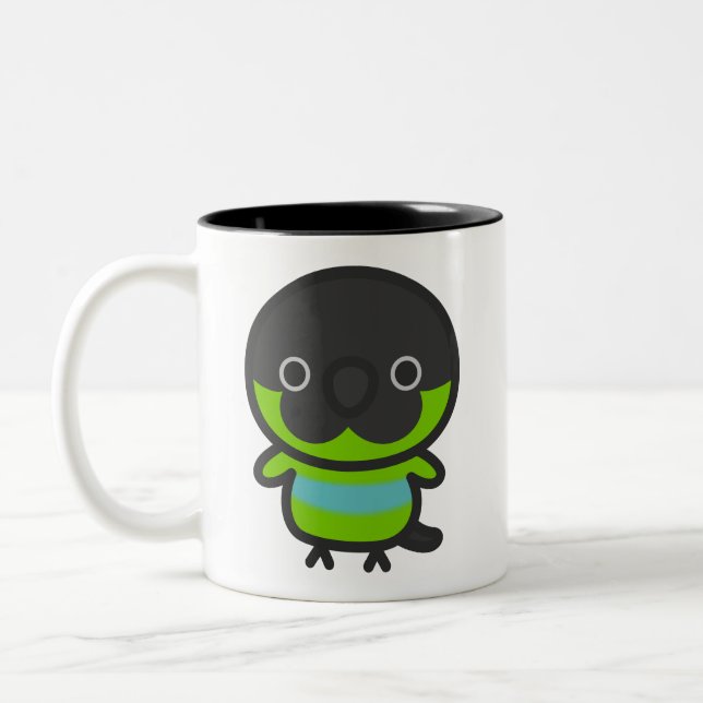 Nanday parakeet zweifarbige tasse (Links)
