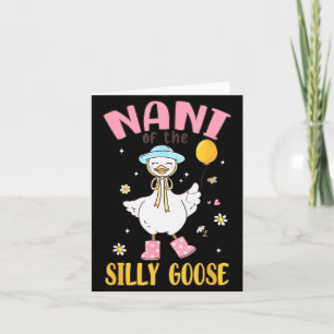 Nani der dummen Gans zum ersten Geburtstag Familie Karte