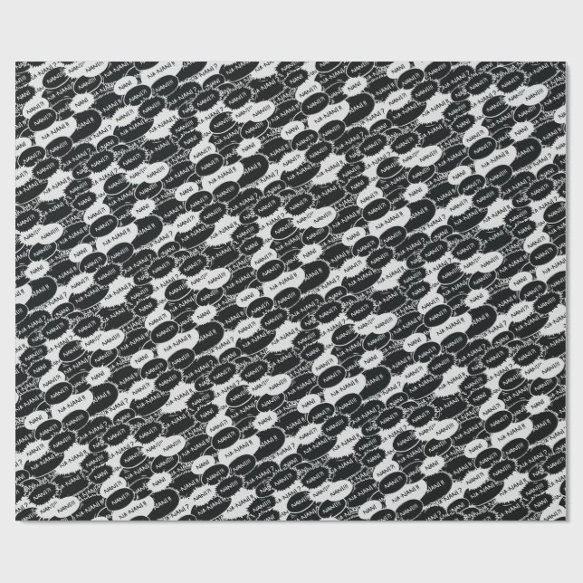 Nani Explosion nahtloses Muster Geschenkpapier (Flach)