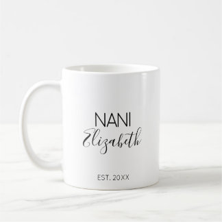 Nani Oma Benutzerdefinierter Name Schwangerschafts Kaffeetasse