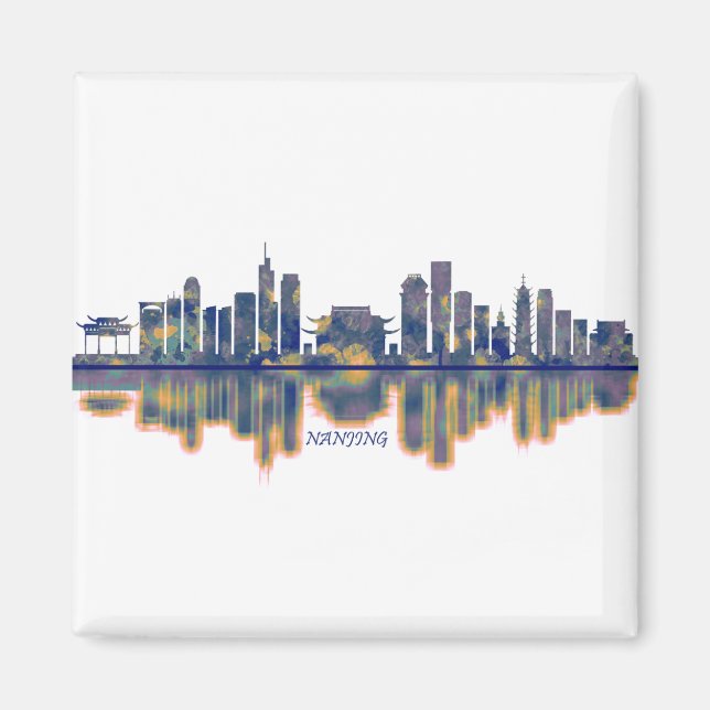 Nanjing Skyline Magnet (Vorne)