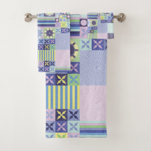 Nannas Hübsche Imitat Strick Crochet Blanket Must Badhandtuch Set