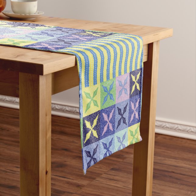 Nannas Hübsche Imitate Strick Crochet Blanket Must Kurzer Tischläufer (Beispiel)
