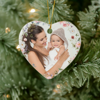 Nannas Lieblings-Herz, personalisiert und hübsch Keramik Ornament