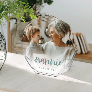 Nannie Wir Liebe Sie Oma Script Overlay Fotoblock