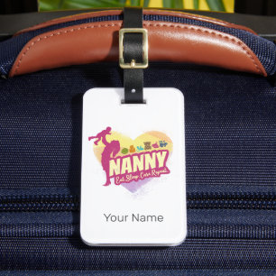 Nanny Nursemaid Vintag Babysitter Childcare Nurse Gepäckanhänger