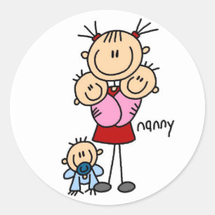 Nanny Strichmännchen Sticker