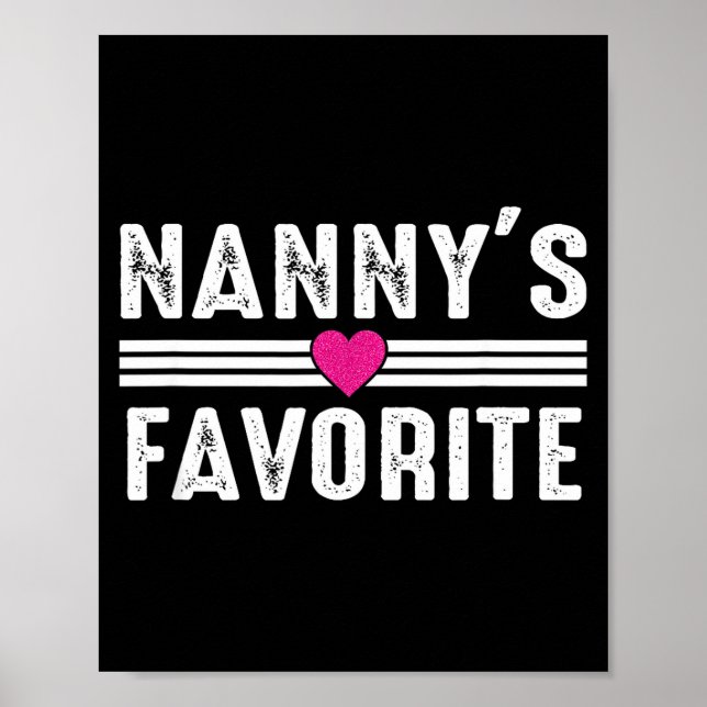 Nanny's Favorite  Poster (Vorne)