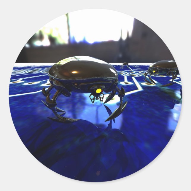 Nano Bots Sticker (Vorderseite)