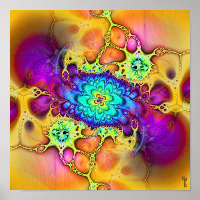 Nano-Cellular Adjustments V 1 (12 by 12) Art Print Poster (Vorne)
