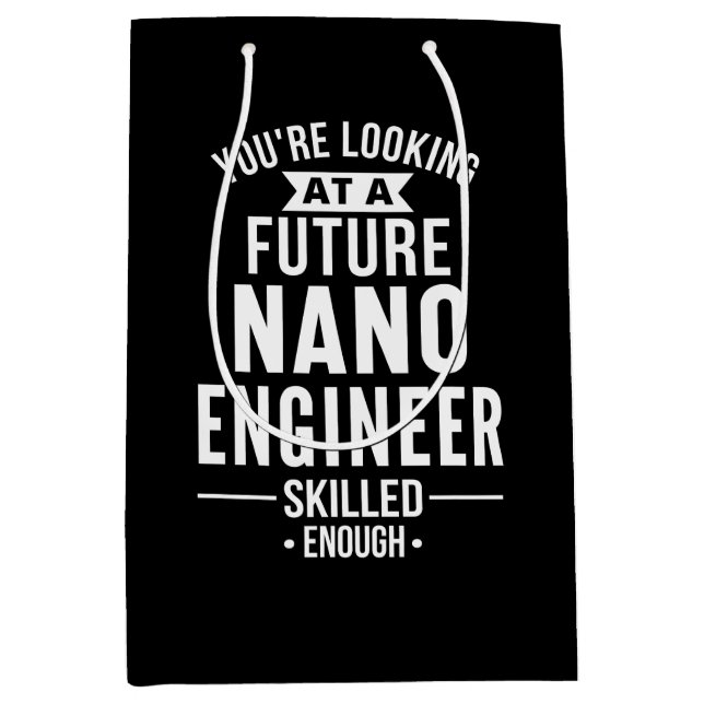 NANO engineer gift Mittlere Geschenktüte (Vorderseite)
