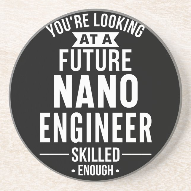 NANO-Geschenk für Ingenieure Getränkeuntersetzer (Vorne)