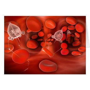 Nanobots Médicales Dans Le Bloodstream