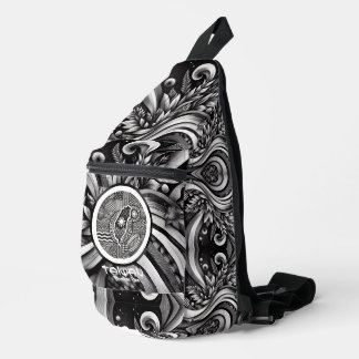 Nanometer Botanical Kariert Geometric Taiwan Crossbody Bag