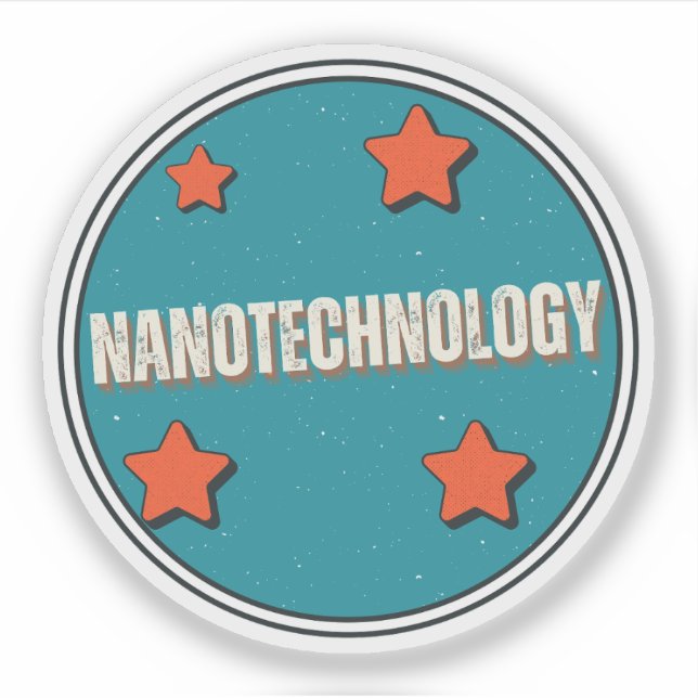 Nanotechnologie Aufkleber (Vorderseite)