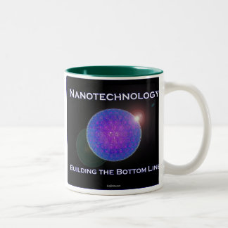 Nanotechnologie. Gebäude das Endergebnis (2) Zweifarbige Tasse