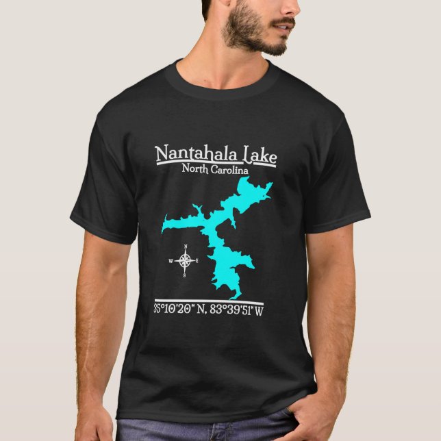 Nantahala Lake North Carolina Long Sleeve T Shirt (Vorderseite)