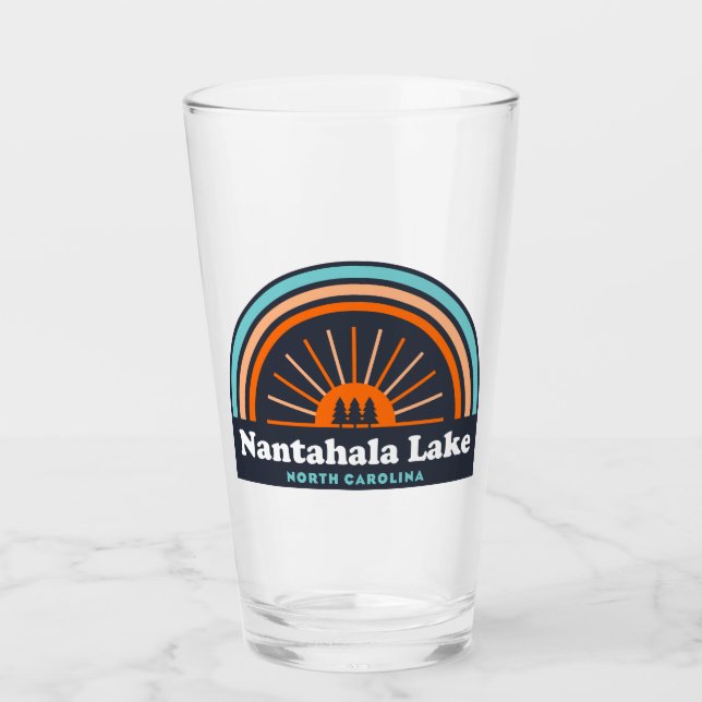 Nantahala Lake North Carolina Rainbow Glas (Vorderseite)