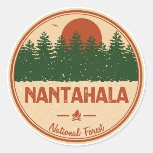 Nantahala National Forest Runder Aufkleber